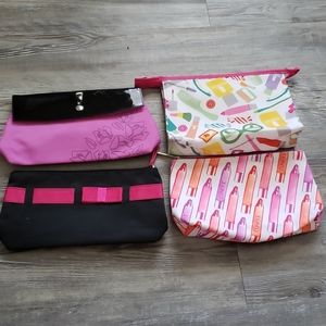Lancome, Clinique  makeup bags